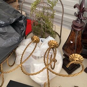 Home Interiors Gold Wall Decor